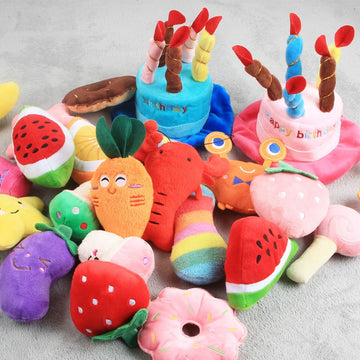 Plush Anti-Stress Squeaky Toys